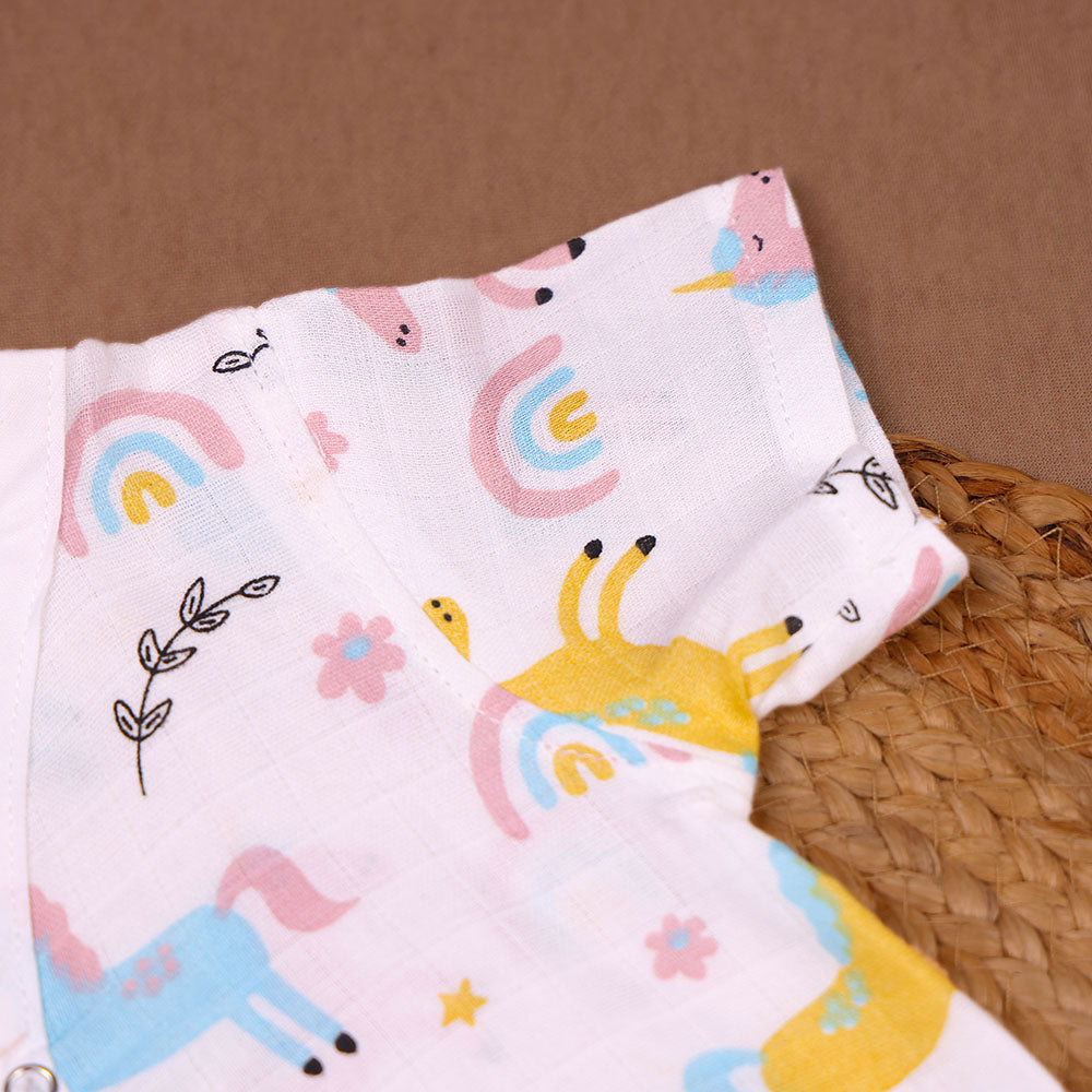 Unicorn Dreams Muslin Night Suit Set – Baby/Toddler