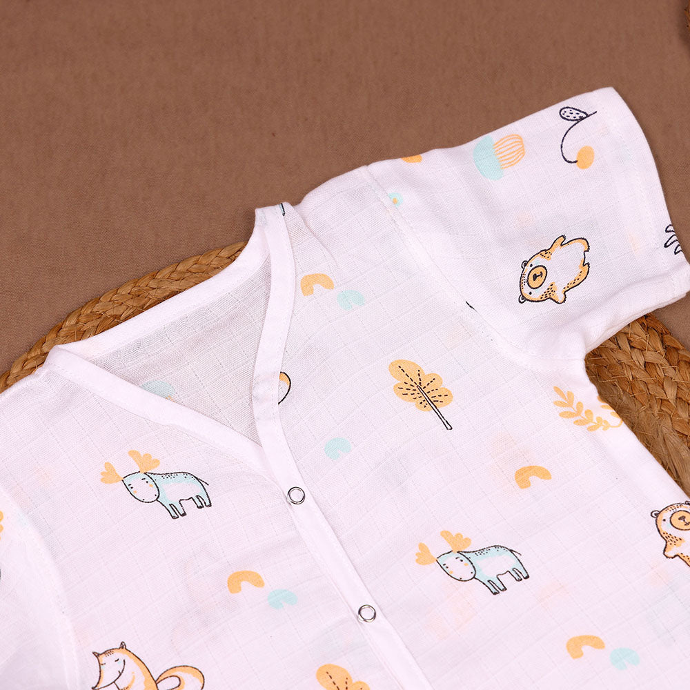 Forest Friends Muslin Night Suit Set – Baby/Toddler
