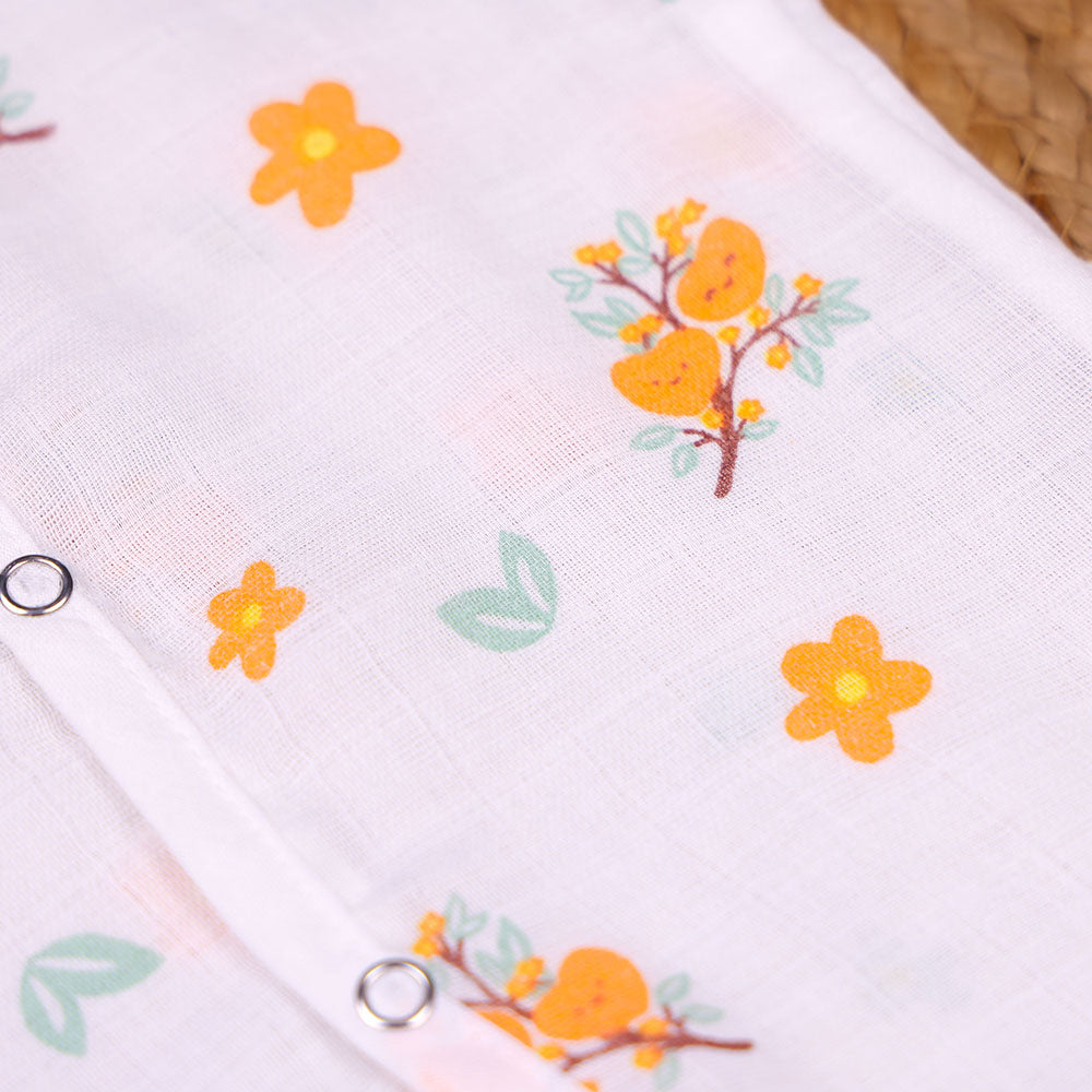 Sunny Blooms Muslin Night Suit Set – Baby/Toddler