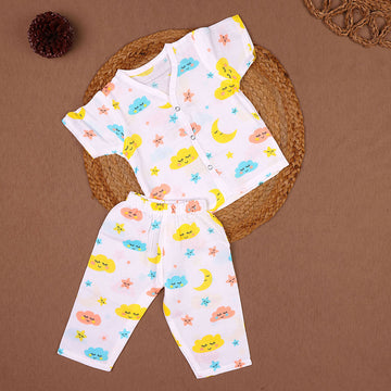 Sleepy Skies Muslin Night Suit Set – Baby/Toddler