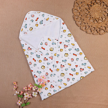 Playful Cars Hooded Baby Towel - Bath Time Made Fun