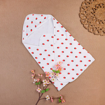 Berry Sweet Strawberry Hooded Baby Towel - Fresh & Fruity Bath Time