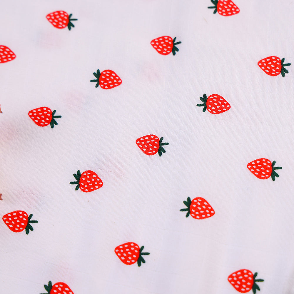 Berry Sweet Strawberry Hooded Baby Towel - Fresh & Fruity Bath Time