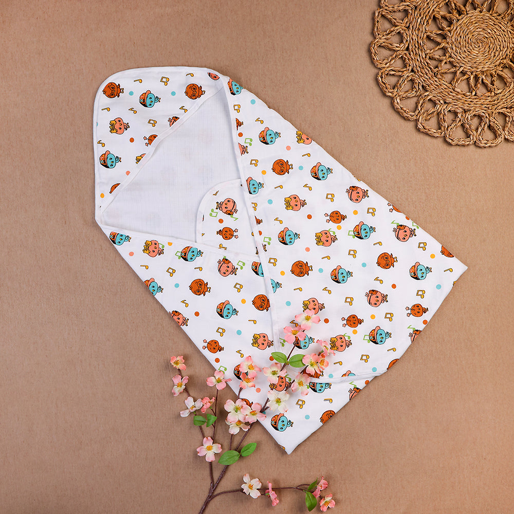 Musical Melody Hooded Baby Towel - Tune Into Bath Time Fun