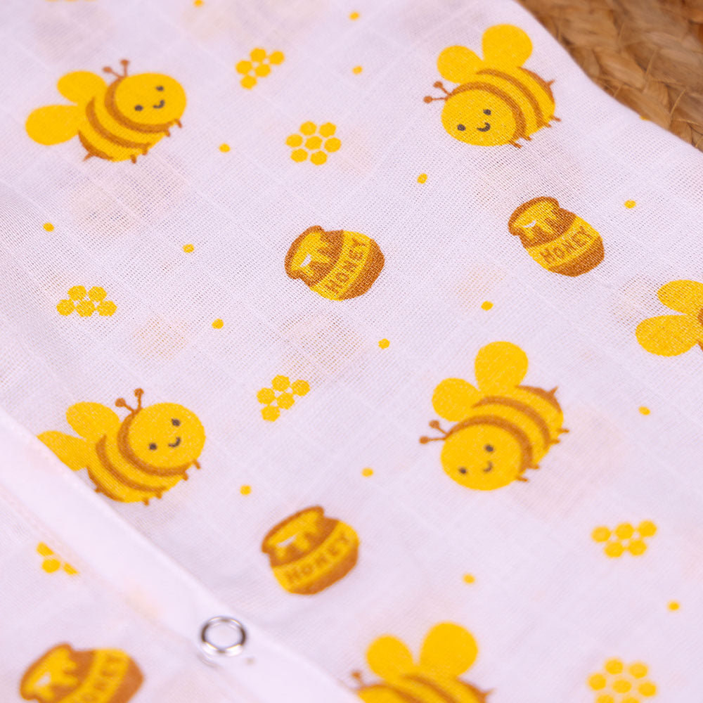 Honey Bee Muslin Jabla & Shorts Set – Baby/Toddler