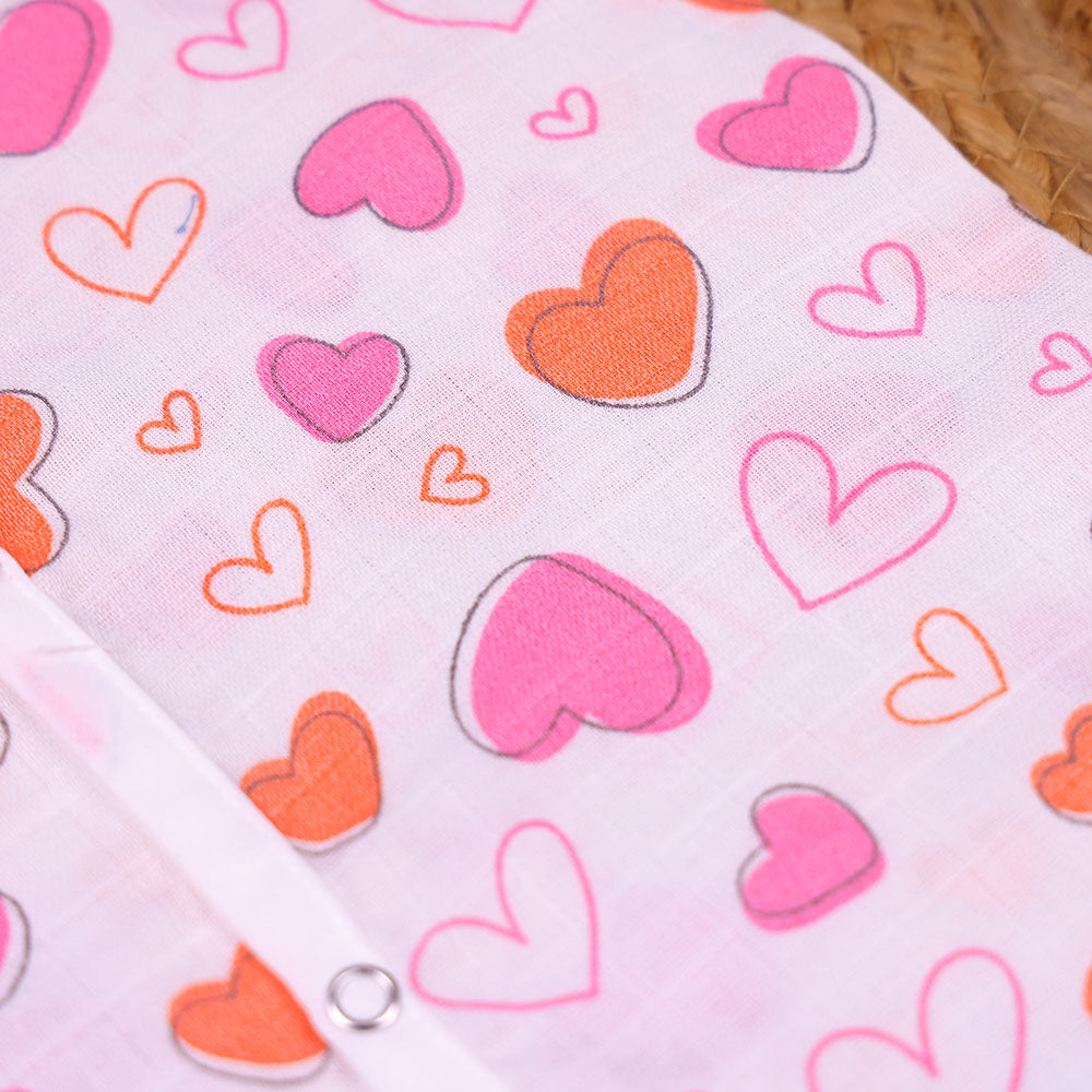 Love Hearts Muslin Jabla & Shorts Set – Baby/Toddler