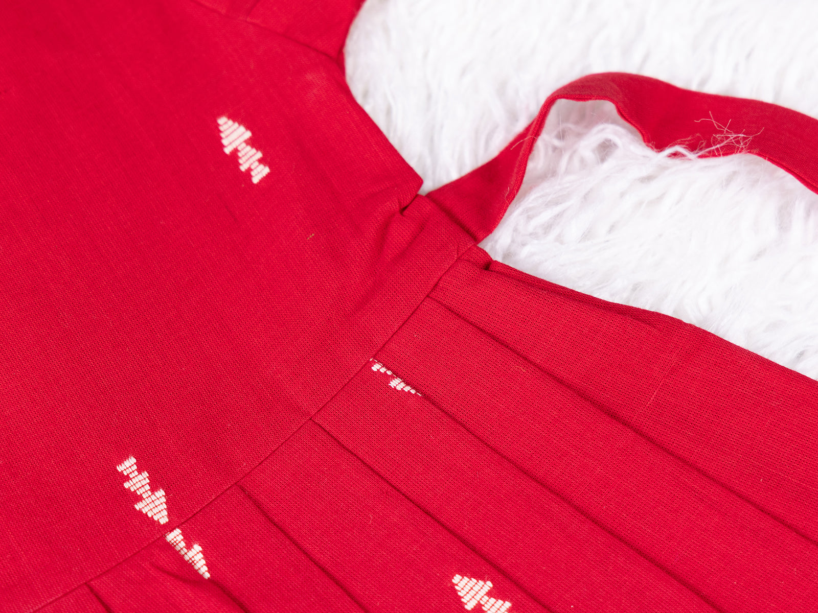 Gorgeous Red Cotton Frock