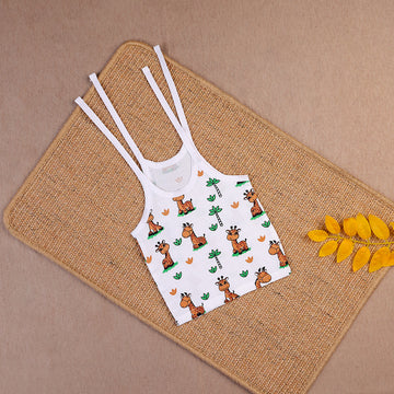 Cheerful Giraffes Two-Layered Organic Muslin Knot Jabla