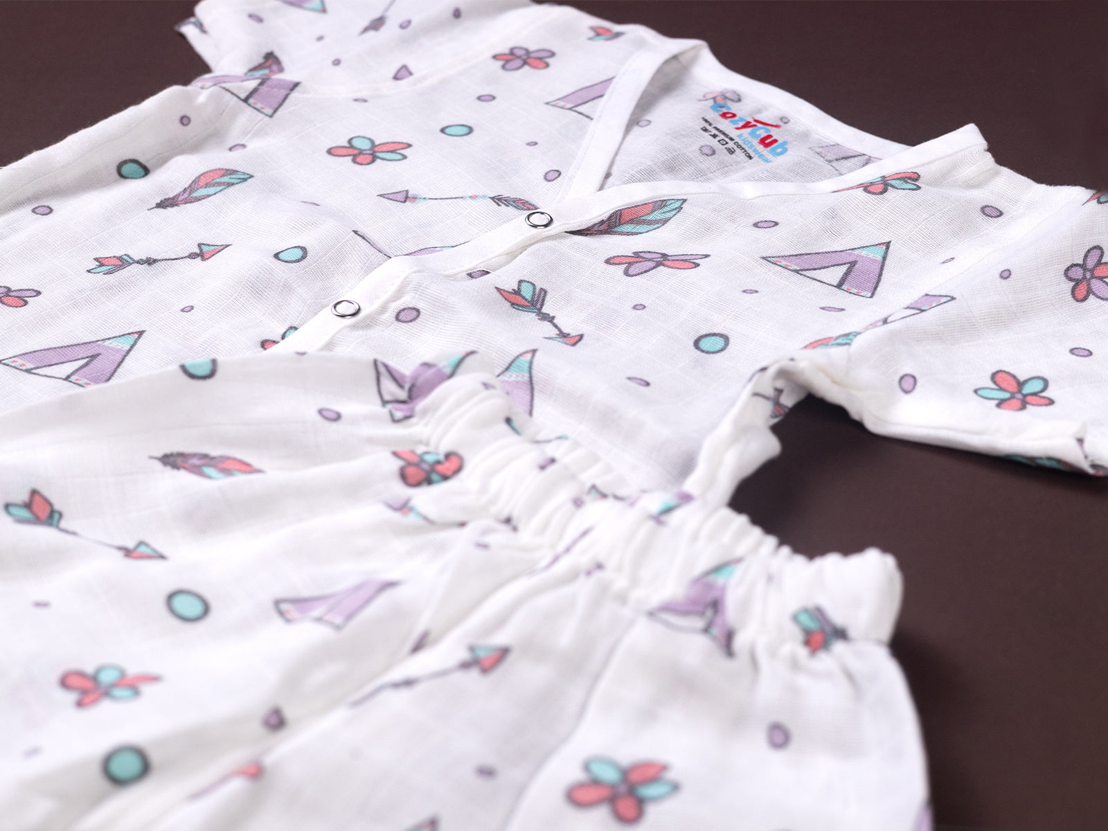 Boho Adventure Print - Muslin Night Suit