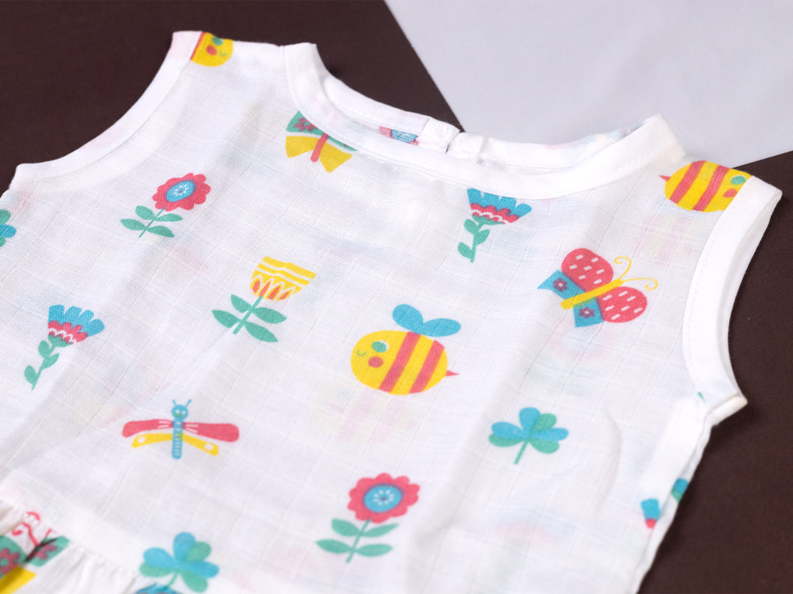 Blue Butterfly - Sleeveless Frock