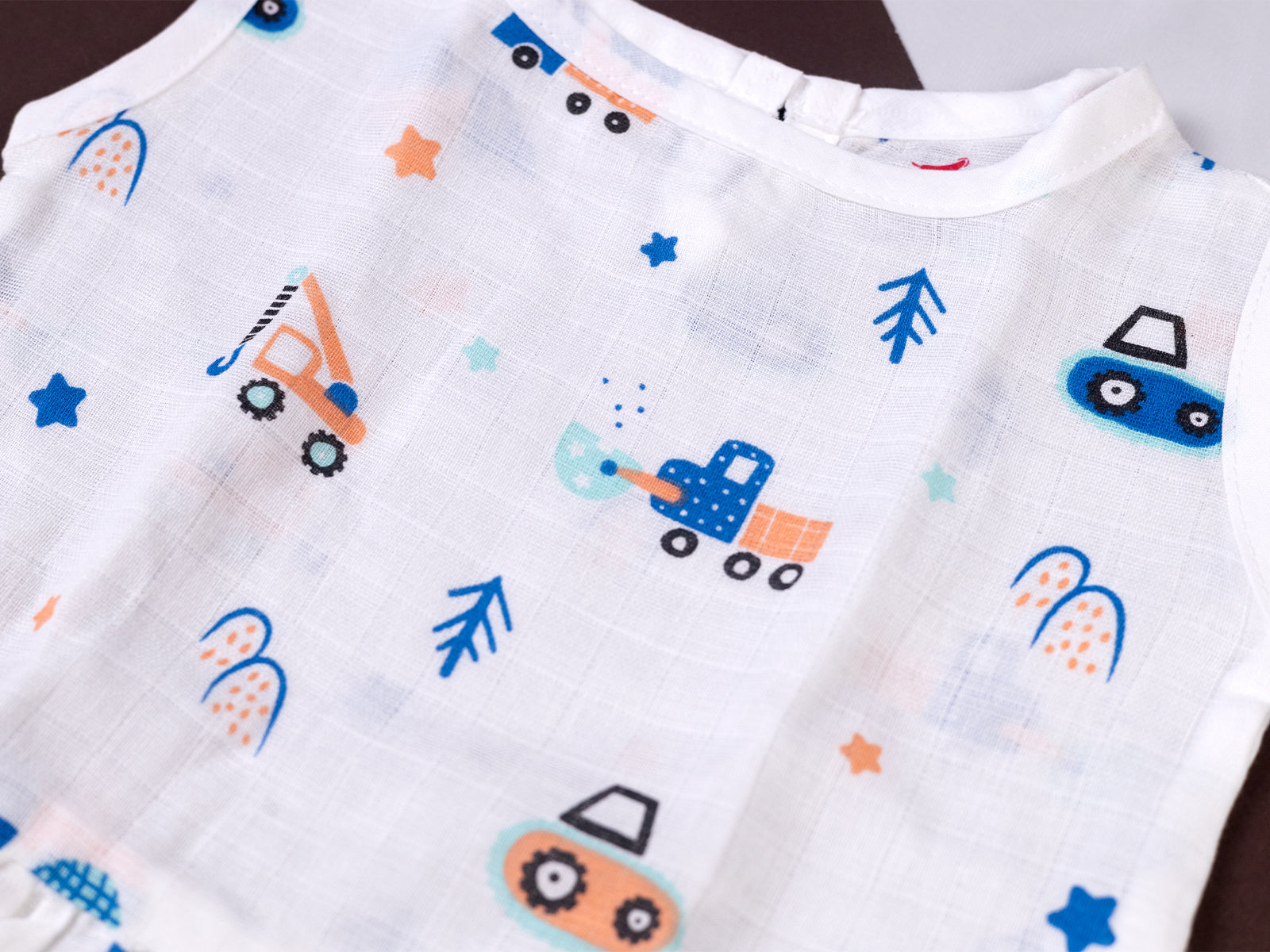 Blue Truck - Sleeveless Frock