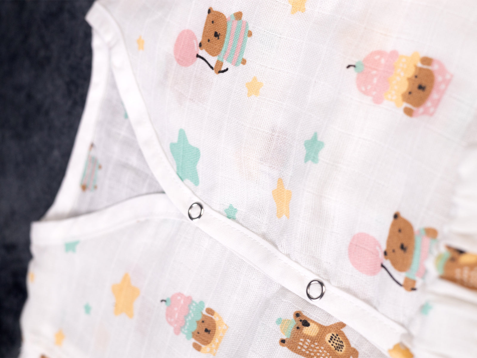 Adorable Bear Print - Full Sleeve Night Suit
