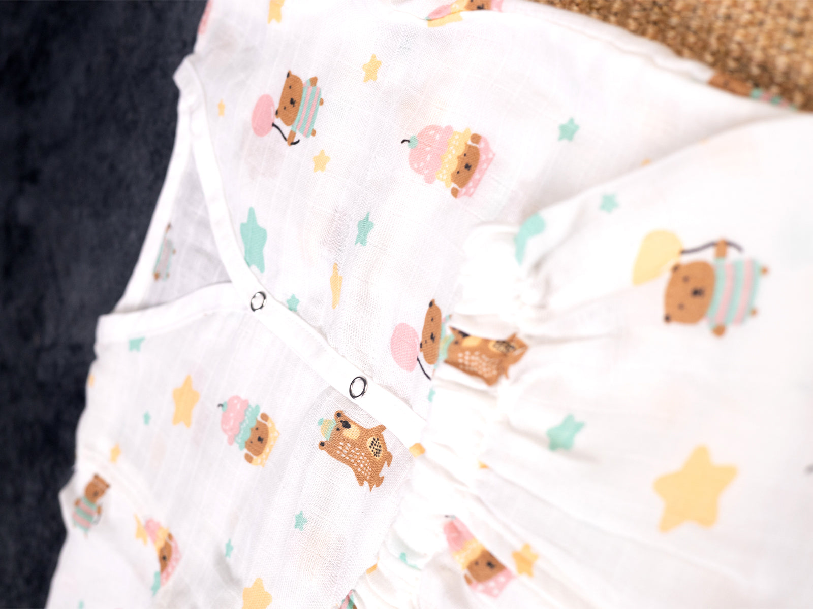 Adorable Bear Print - Full Sleeve Night Suit