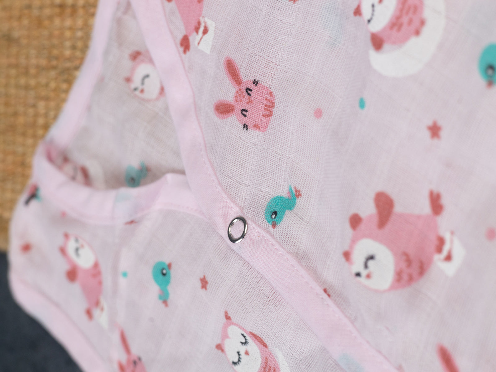 Pink Owl - Muslin Jabla