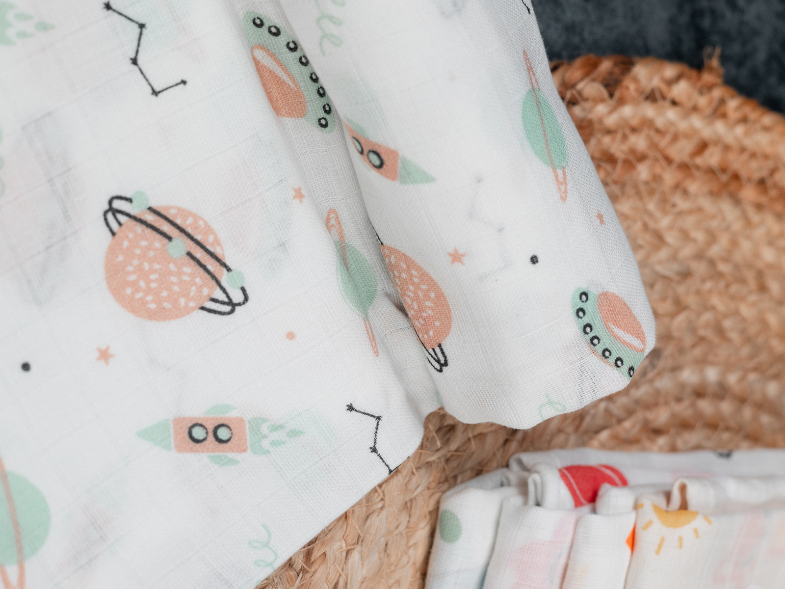 Magical Universe Print -  Premium Cotton Muslin Towels (75 cm x 150 cm)