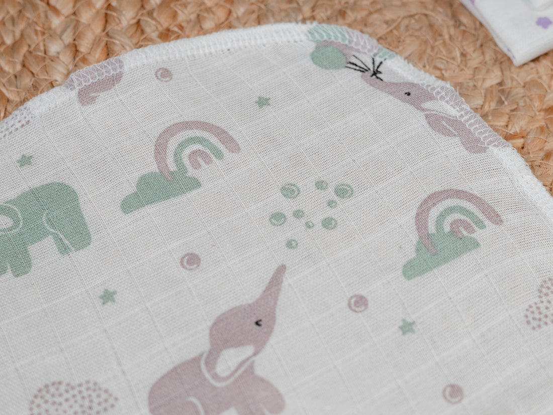 ENCHANTING ELEPHANTAND RAINBOW PATTERN